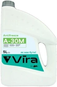 Антифриз VIRA зелений -30 &deg;C, 5 л готовий антифриз (VI0061)
