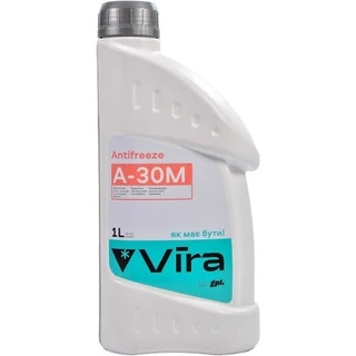 Антифриз VIRA червоний -30 &deg;C, 1 л готовий антифриз (VI0070)