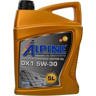 Моторна олива Alpine DX1 5W-30 5 л (0101662)