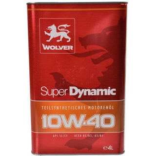 Моторна олива Wolver Super Dynamic 10W-40 4 л (4260360940057)