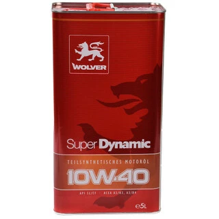 Моторна олива Wolver Super Dynamic 10W-40 5 л (4260360942600)