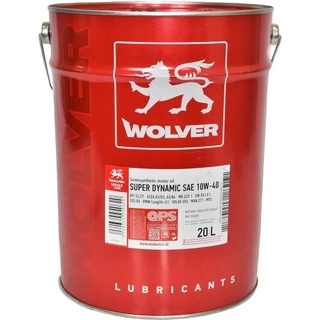 Моторна олива Wolver Super Dynamic 10W-40 20 л (4260360940620)