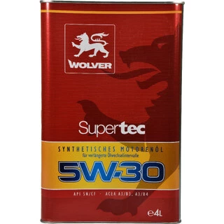 Моторна олива Wolver SuperTec 5W-30 4 л (4260360941399)