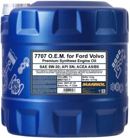 Моторна олива Mannol O.E.M. For Ford Volvo 5W-30 7 л (MN7707-7)