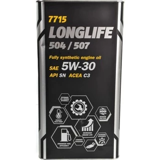 Моторна олива Mannol Longlife 504/507 Metal 5W-30 5 л (MN7715-5ME)