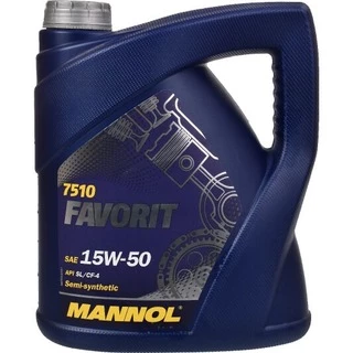 Моторна олива Mannol Favorit 15W-50 5 л (MN7510-5)