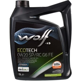 Моторна олива Wolf Ecotech SP/RC G6 FE 0W-20 5 л (1047261)