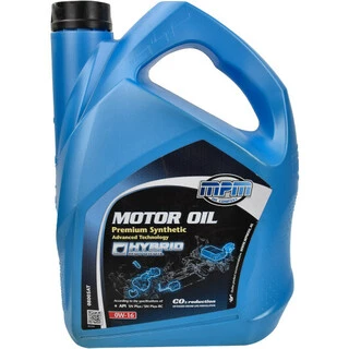 Моторна олива MPM Premium Synthetic Advanced Technology 0W-16 5 л (08005AT)