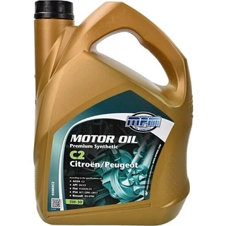 Моторна олива MPM Premium Synthetic C2 Citro&euml;n / Peugeot 5W-30 5 л (05005C2)