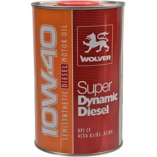 Моторна олива Wolver Super Dynamic Diesel 10W-40 1 л (4260360944109)