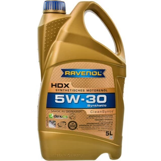 Моторна олива Ravenol HDX 5W-30 5 л (1111125005)