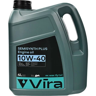 Моторна олива VIRA Semisynth Plus 10W-40 4 л (VI0352)