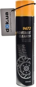 Очисники гальмівної системи Mannol Montage Cleaner, 600 мл 9672 очисник гальмівної системи (9672)