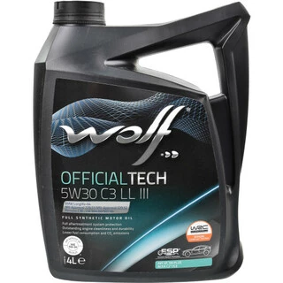 Моторна олива Wolf Officialtech C3 LL III 5W-30 4 л (1048180)