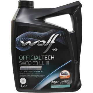 Моторна олива Wolf Officialtech C3 LL III 5W-30 5 л (1048181)