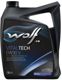 Моторна олива Wolf Vitaltech V 0W-30 5 л (8324260)