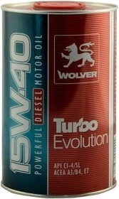 Моторна олива Wolver Turbo Evolution 15W-40 1 л (4260360944444)