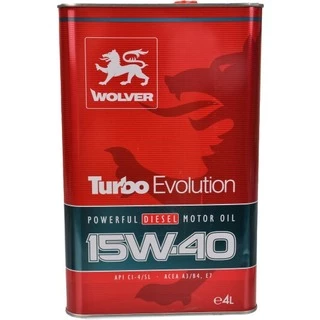 Моторна олива Wolver Turbo Evolution 15W-40 4 л (4260360944468)
