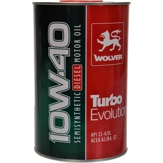 Моторна олива Wolver Turbo Evolution 10W-40 1 л (4260360944413)