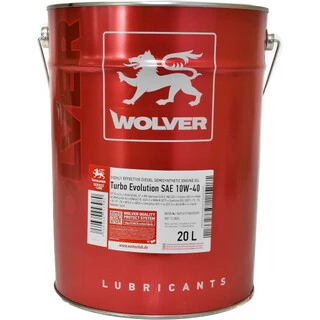 Моторна олива Wolver Turbo Evolution 10W-40 20 л (4260360943980)