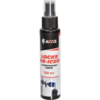 Розморожувач Axxis Locks De-Icer, 100 мл AX733150 розморожувач замків (AX733150)