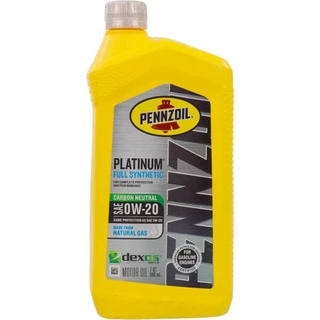 Моторна олива Pennzoil Platinum 0W-20 0,95 л (550036541)