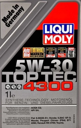 Моторна олива Liqui Moly Top Tec 4300 5W-30 1 л (2323)