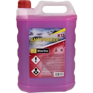 Антифриз Starline Extra K13 G13 фіалковий 5 л концентрат антифризу (NAK13-5)