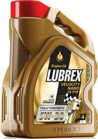 Моторна олива Lubrex Velocity Nano GTR 5W-30 4 л (1212713GTR004)