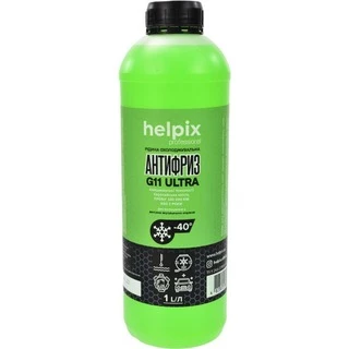 Антифриз Helpix Ultra G11 зелений -40 &deg;C, 1 л готовий антифриз (6683)