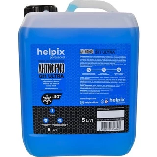 Антифриз Helpix Ultra G11 синій -40 &deg;C, 5 л готовий антифриз (6669)