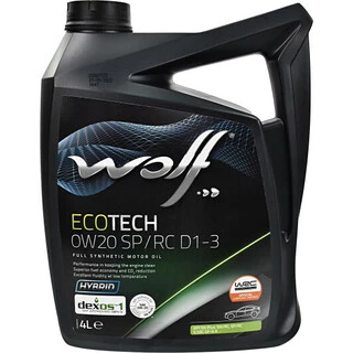 Моторна олива Wolf EcoTech SP/RC D1-3 0W-20 4 л (1049891)