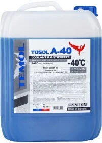 Антифриз TEMOL А-40 синій -40 &deg;C, 10 л готовий антифриз (T-A40-10L)
