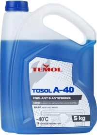 Антифриз TEMOL А-40 синій -40 &deg;C, 5 л готовий антифриз (T-A40-5L)