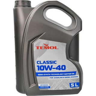 Моторна олива TEMOL Classic 10W-40 5 л напівсинтетична (C10W40-5L)