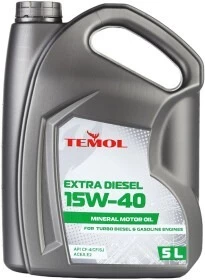 Моторна олива TEMOL Extra Diesel 15W-40 5 л (T-ED15W40-5L)