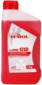Антифриз TEMOL Luxe G12 червоний -42 &deg;C, 1 л готовий антифриз (T-LG12R-1L)