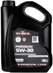 Моторна олива TEMOL Premium 5W-30 4 л (T-P5W30-4L)