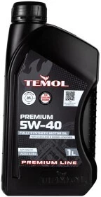 Моторна олива TEMOL Premium 5W-40 1 л (T-P5W40-1L)