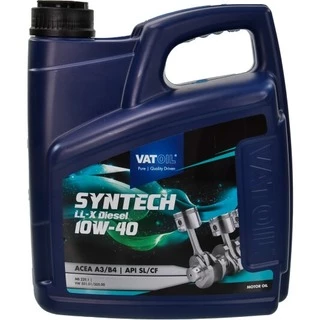 Моторна олива VatOil SynTech LL-X Diesel 10W-40 4 л (50783)