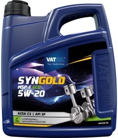 Моторна олива VatOil SynGold MSP-F ECO 5W-20 4 л (50777)
