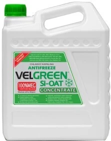 Антифриз VELVANA VelGreen Si-OAT Concentrate G11 зелений 4,9 л концентрат антифризу (VELGREENCIOAT49KG)