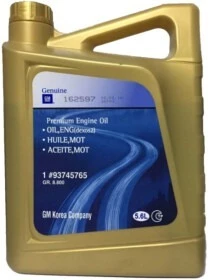 Моторна олива General Motors Dexos2 5W-30 5,6 л (93745765)