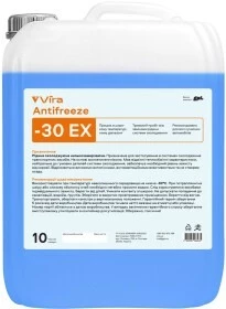 Антифриз VIRA ЕХ G12/G12+ синій -30 &deg;C, 10 л готовий антифриз (VI0082)