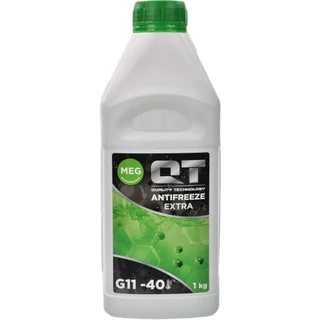 Антифриз QT MEG Extra G11 зелений -40 &deg;C, 1 л готовий антифриз (QT562401)
