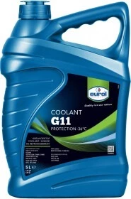 Антифриз Eurol Coolant G11 зелений -36 &deg;C, 5 л готовий антифриз (E5040105)