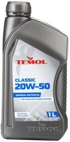 Моторна олива TEMOL Classic 20W-50 1 л (T-C20W50-1L)