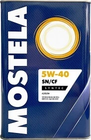 Моторна олива Mostela Syntec 5W-40 3,78 л (4820133020562)