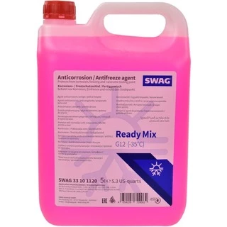 Антифриз SWAG Ready Mix G12 червоний -35 &deg;C, 5 л готовий антифриз (33101120)