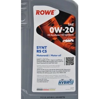 Моторна олива Rowe Synt RS C5 0W-20 1 л (20379-0010-99)